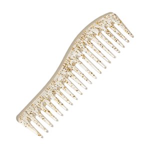 Ioensy - Peine De Dientes Anchos Corte De Pelo Peluquería Para Todo Tipo De Cabello Estilo De Viaje