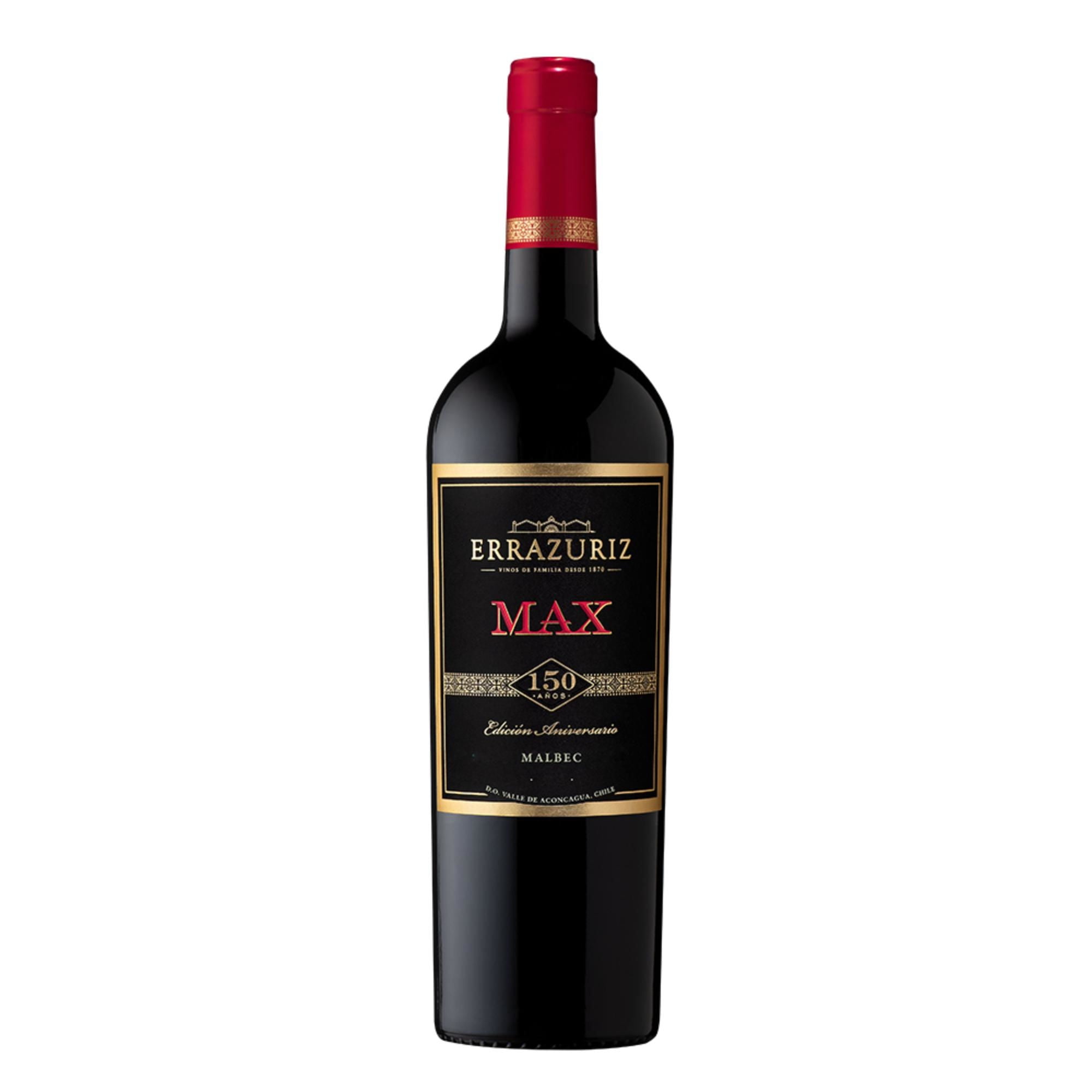 Vino Tinto Malbec Max 12° Botella 750 cc Errazuriz