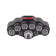 thumbnail image 2 of Linterna Frontal 9 Leds Recargable Usb 4 Modos De Trabajo Blanco Negro, 2 of 3