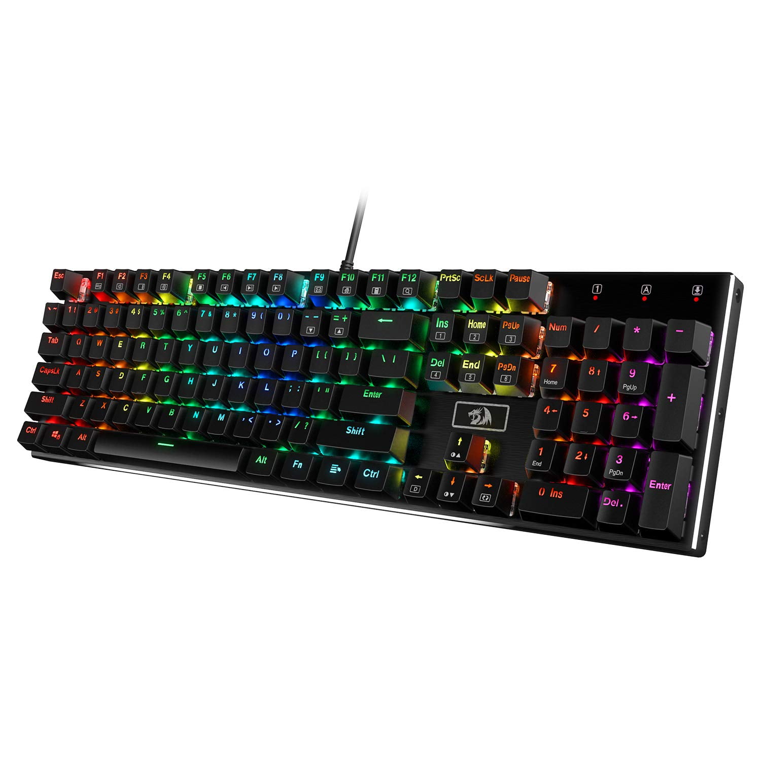 Teclado Mecánico Para Juegos Redragon K556 Rgb Retroiluminado Por Led