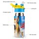 thumbnail image 3 of Lassie Botella de Agua con Tapa Pop Top de Un Toque, Acero Inoxidable, a Prueba de Fugas, para Deportes, Botella Infantil azul 12 oz, 3 of 6