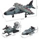 thumbnail image 5 of Set de juguete militar JOYIN: avión de caza con camuflaje de nieve y soldados, 5 of 7
