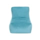 thumbnail image 1 of Pouf Tatto 1c Felpa Turquesa, 1 of 5