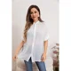 thumbnail image 3 of Blusa Mujer Lino Algodón Premium Liviana manga Larga Cuello Mao 8055, 3 of 3