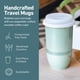thumbnail image 2 of Taza de viaje para café NOVA CERAMICS, reutilizable, 475 ml, verde esmeralda, 2 of 7
