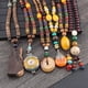 thumbnail image 2 of Cadena de suéter con cuentas de madera de estilo étnico para hombre, alitas de pollo, cuentas de madera, collar largo tipo Joker, joyería para mujer, 2 of 5
