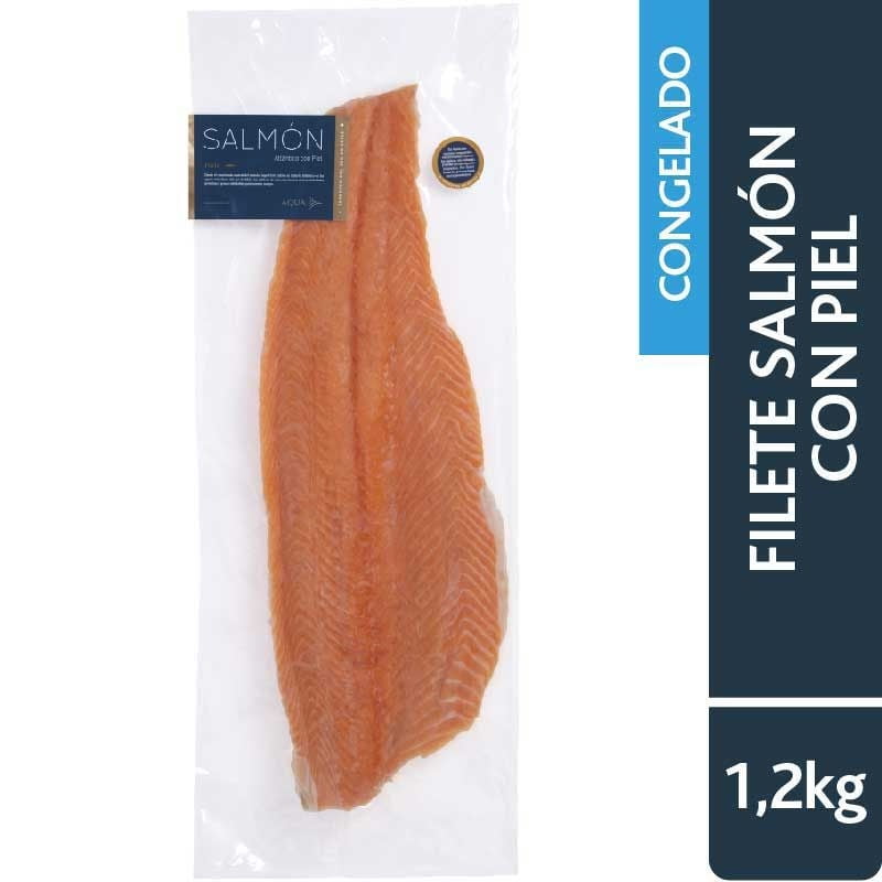 Salmón Filete Atlántico Premium 1,2 kg Aqua