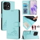 thumbnail image 1 of Funda tipo cartera FOXDOCK para itel A70 con soporte, ranuras, RFID, diseño de gato, 1 of 5
