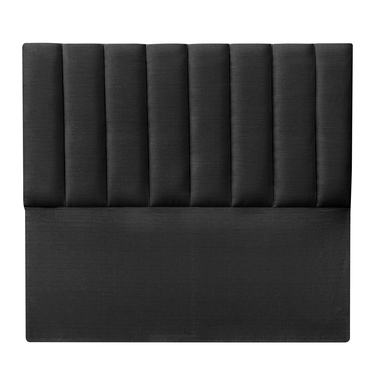 Espacio Hogar - Respaldo Tubular Vertical Super King Lino Grafito