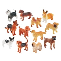 Bothyi - 12 Piezas De Figuras De Perros Realistas, Animales Para Sala De Estar, Recuerdo De Fiesta De Escritorio