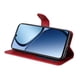 thumbnail image 5 of Funda Billetera para Realme Note 60 con Porta Tarjetas y Soporte Ajustable Rojo, 5 of 5