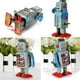 thumbnail image 4 of Vintage Mechanical Clockwork Wind Up Toys, Walking Radar Robot Tin Toy, For Children Kids, 4 of 4