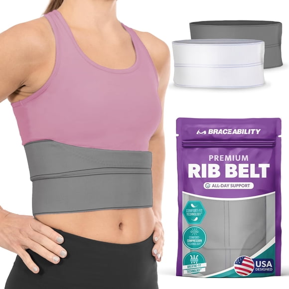 Corsé para costillas rotas BraceAbility para mujeres y hombres
