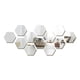 thumbnail image 1 of Adhesivo tipo Espejo Hexagonal Plateado (L), 1 of 2