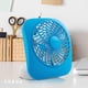 thumbnail image 5 of Ventilador a batería O2COOL Treva de 5 pulgadas, 2 velocidades, azul, paquete de 2, 5 of 6
