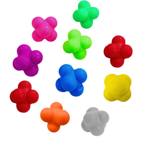 Linea Sport - Pack De 10 Pelotas De Reacción Para Reflejos Y Agilidad Ideal Para Crossfit Y Entrenamiento Funcional