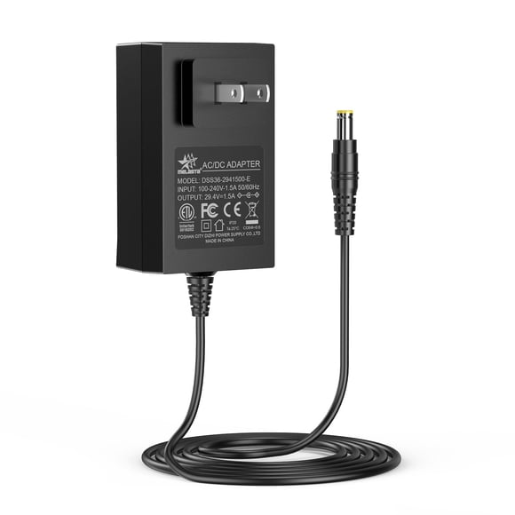 Cargador de baterías Melasta 29,4 V 1,5 A, fuente de alimentación AC/DC