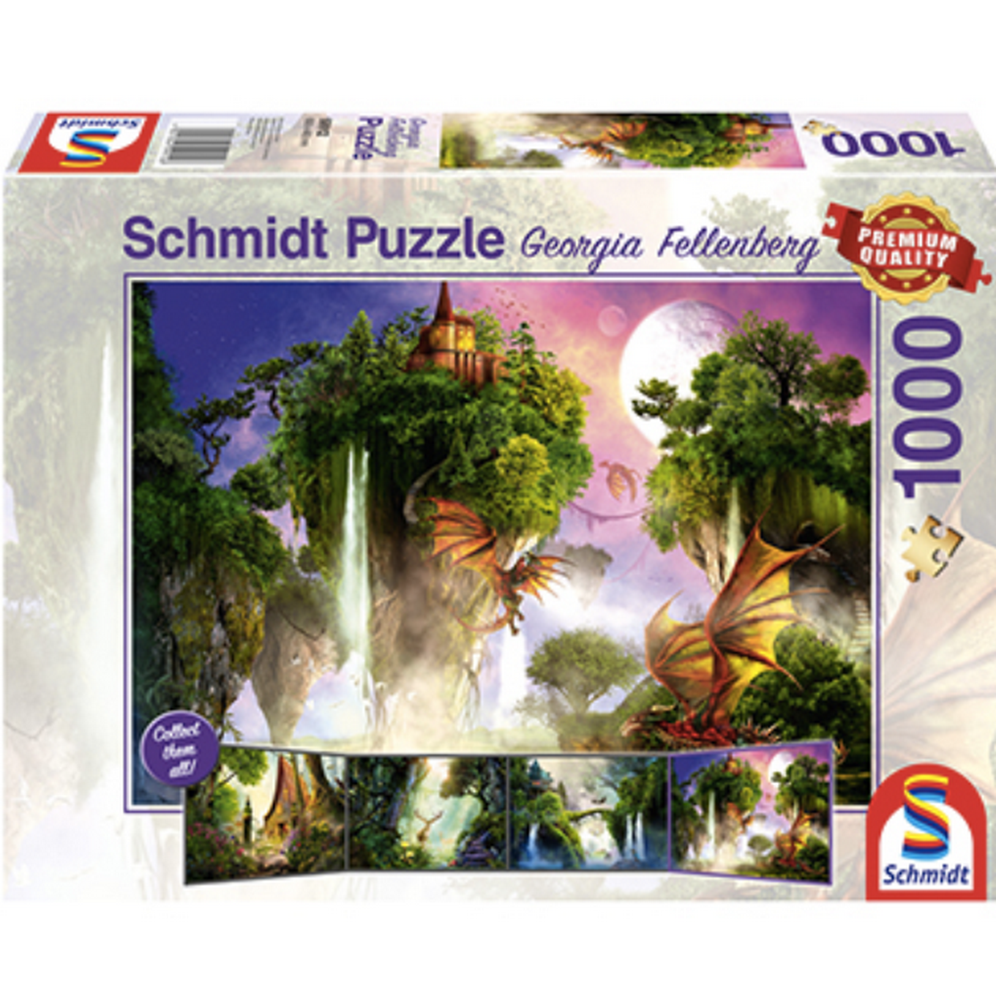 Schmidt - Puzzle 1.000 Piezas Dragones Del Bosque