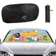 thumbnail image 1 of Hora de Aventura Sombrilla Solar para Auto - Protector de Parabrisas Plegable | Cortina Solar Delantero | Bloqueo UV y Aislamiento de Calor 133x73cm, 1 of 6