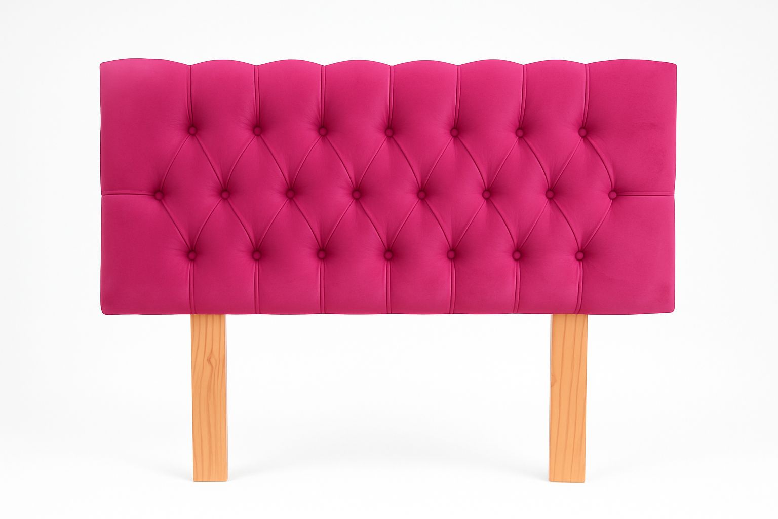 Ethan Desing - Respaldo Classic Line Buttons 2 Plazas Color Fucsia