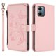 thumbnail image 2 of Funda Cartera Mariposa para [Motorola Moto G Play 2025] con Soporte y Cremallera Rosa, 2 of 6