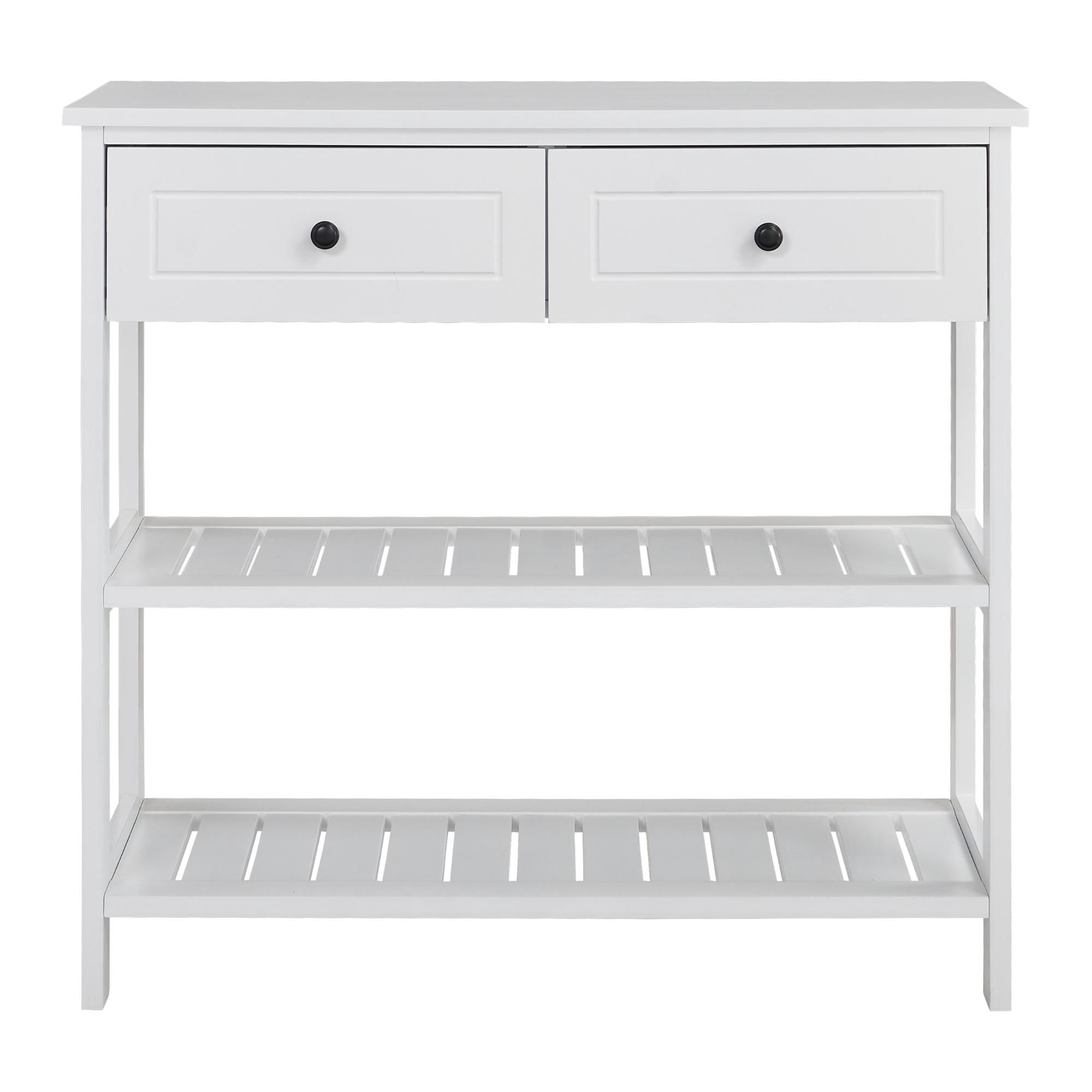 Arrimo 2 Cajones Rona Blanco 80x3475 Cm