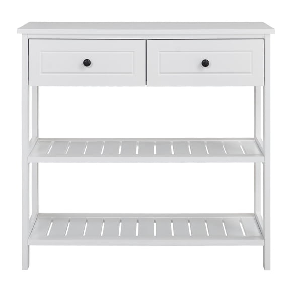 Arrimo 2 Cajones Rona Blanco 80x3475 Cm