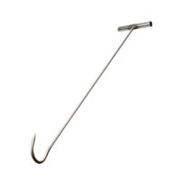 Magideal - Gancho Para Carne, Ganchos De Elevación Versátiles, Cubierta De Drenaje, Gancho De Herramienta Rígida, Herramienta Elevadora De Cubierta De Pozo, Herr 80Cm