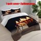 thumbnail image 1 of 3pcs Burning Matches Creative Art Print Bedding Set Duvet Cover and Pillowcases, 1 of 5