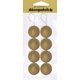 thumbnail image 1 of Bolas decorativas Décopatch 5 cm marrón – paquete de 8, 1 of 5