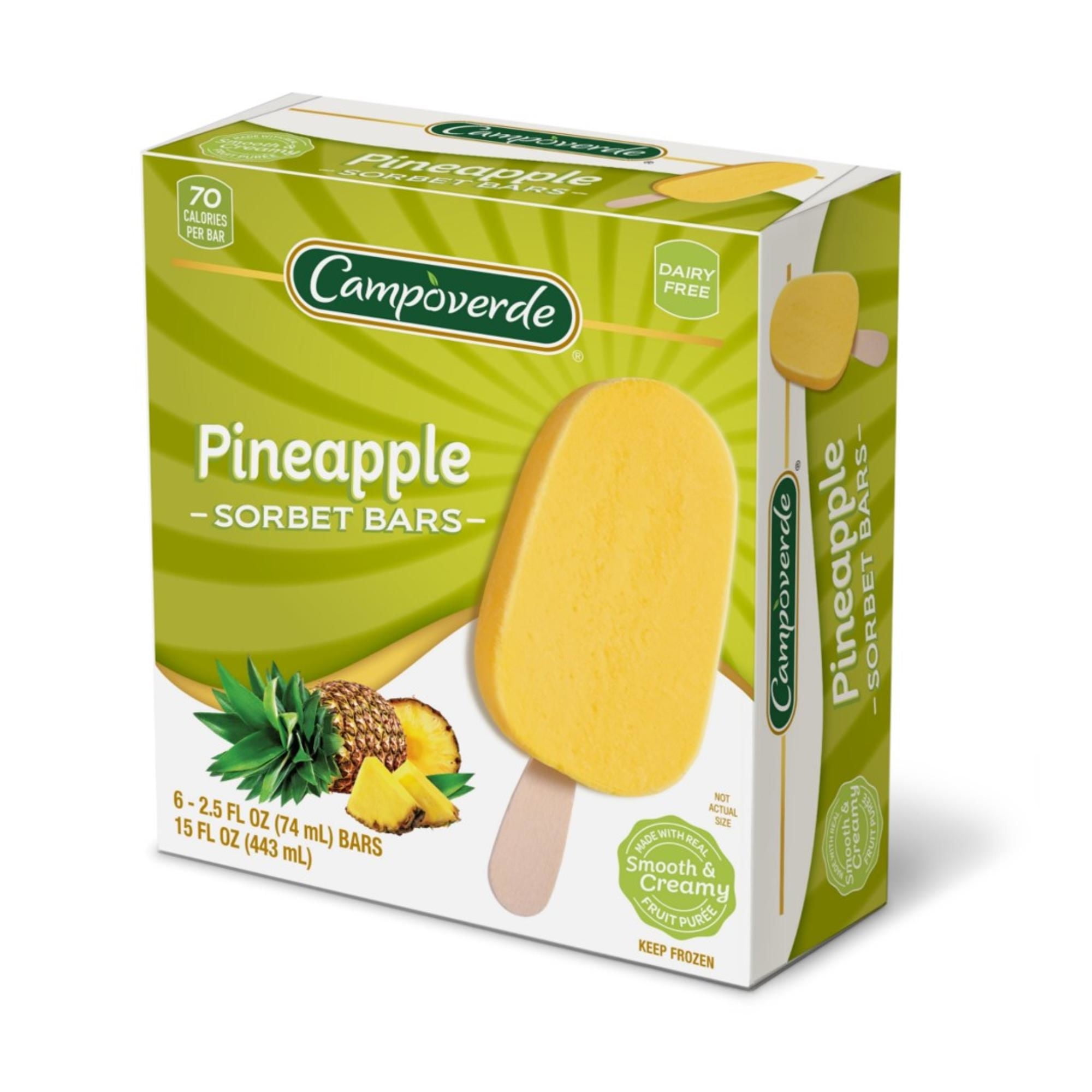 Helado Paleta Piña Caja 443 ml Campoverde