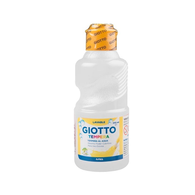 Témpera Blanca Frasco 250 Ml 1 Un Giotto