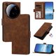 thumbnail image 1 of Funda Billetera Delgada para Xiaomi 15 Ultra con Ranuras y Soporte Marrón, 1 of 6