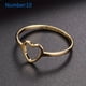 thumbnail image 1 of 1pc Heart Ring for Men - Trendy and Stylish Hollow Out Design for Daily Wear and Gift Giving - Perfect Birthday or Holiday Gift for Boyfriends, 1 of 5