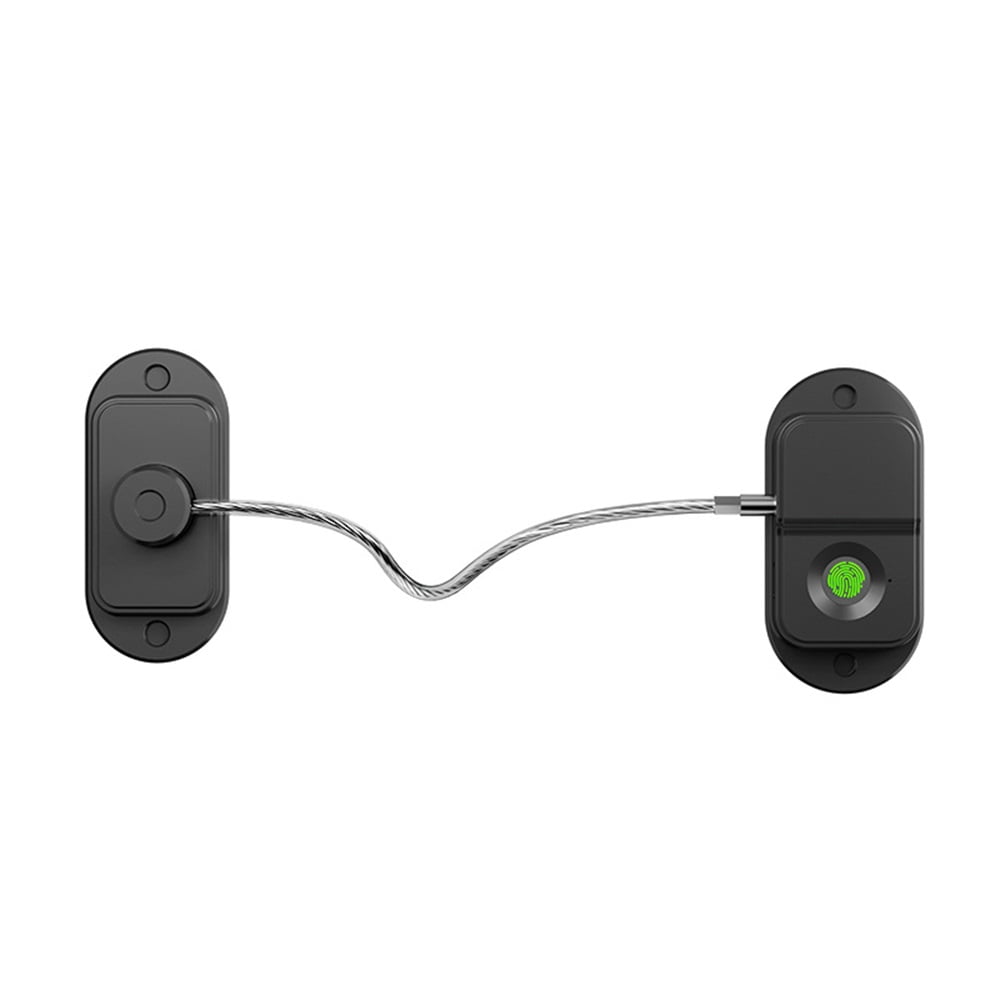 Xusx111 - Cerradura De Huellas Dactilares De Refrigerador - Cerradura De Seguridad A Prueba De Niños Para Puertas De Muebles De Gabinete De Congelador De Refrigerador - Cerraduras De Ventana De Cable