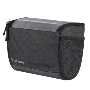 Ioensy - Ciclismo Bolsas Bicicleta Manillar Bolsa Tubo Delantero Alforja Cesta Al Aire Libre