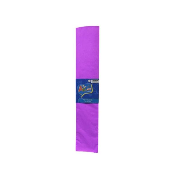 Papel Crepe 10 Pliegos De 50x200 Cm Art & Craft lila