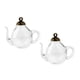 thumbnail image 3 of 2Pcs Mini Tetera Botella De Cristal Vacía Deseando Vial Colgante Charms Craft Brass, 3 of 5