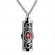 thumbnail image 3 of Memorial Pendant Necklace for Ashes with Flower - Stainless Steel Jewelry for Remembrance and Healing, 3 of 5