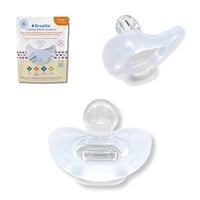Chupete Oralwise Breathe Baby Sin Bpa Y Sin Látex, Paquete De 2