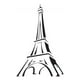 thumbnail image 1 of Decomural Eiffel Tower Paris WS-18002, 1 of 2