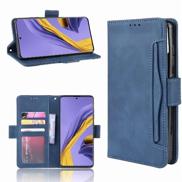 Funda Cartera Magnética para Samsung Galaxy A51 4G- Tarjetero Desmontable, Cuero PU, Soporte