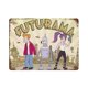 thumbnail image 1 of Futurama Cartel Metálico, Decoración de Pared de Cartel Metálico Personalizado para Regalos de Fans, Amigos, Familia y Amantes 20*30CM, 1 of 6