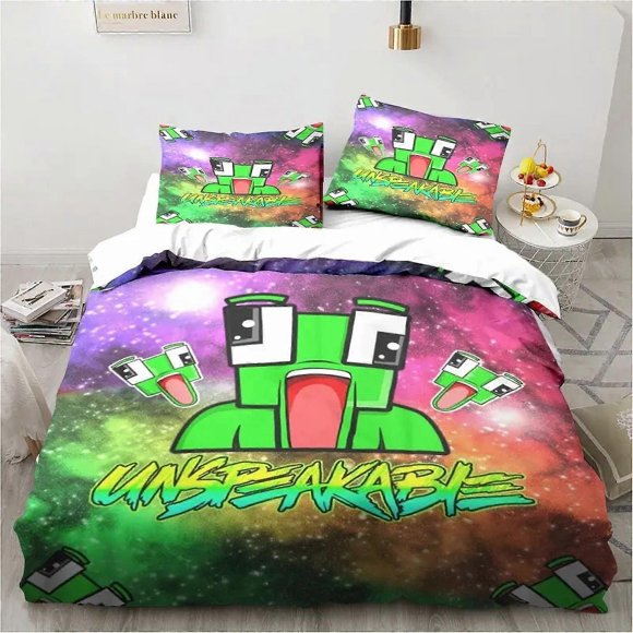 Cartoon Funny Play Unspeak.able Bedding Set Bedroom Soft Bedspreads for Bed Comefortable Duvet Cover Quilt and Pillowcase-