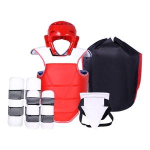 Ioensy - Conjunto De Equipo De Protección De Taekwondo Conjunto De Uniforme De Taekwondo Para El Hogar, Gimnasios Versátil L