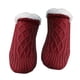 thumbnail image 4 of 1 Par De Calcetines De Invierno Para Mujer, Cálidos Para Mujer, Regalos, Rojo Vino, 4 of 5
