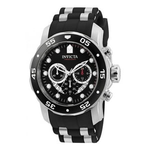 Reloj Invicta Hombre Pro Diver 6977 Acero Inoxidable Plateado, Negro