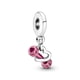 thumbnail image 1 of Charm para mujer Pandora con mancuerna y corazón en plata esterlina, 1 of 3