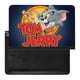 thumbnail image 1 of Tom y Jerry Porta Pasaporte y Cartera de Viaje Premium de Cuero PU, Funda de Pasaporte Bloqueo RFID con Ranuras para Tarjetas de Crédito, Estuche para Libro de Pasaporte para Familia 10cm × 15cm, 1 of 6