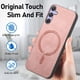 thumbnail image 2 of Magnetic Slim Case for Samsung Galaxy S25 Plus with Camera Guard & Anti-Scratch Back Pink, 2 of 5